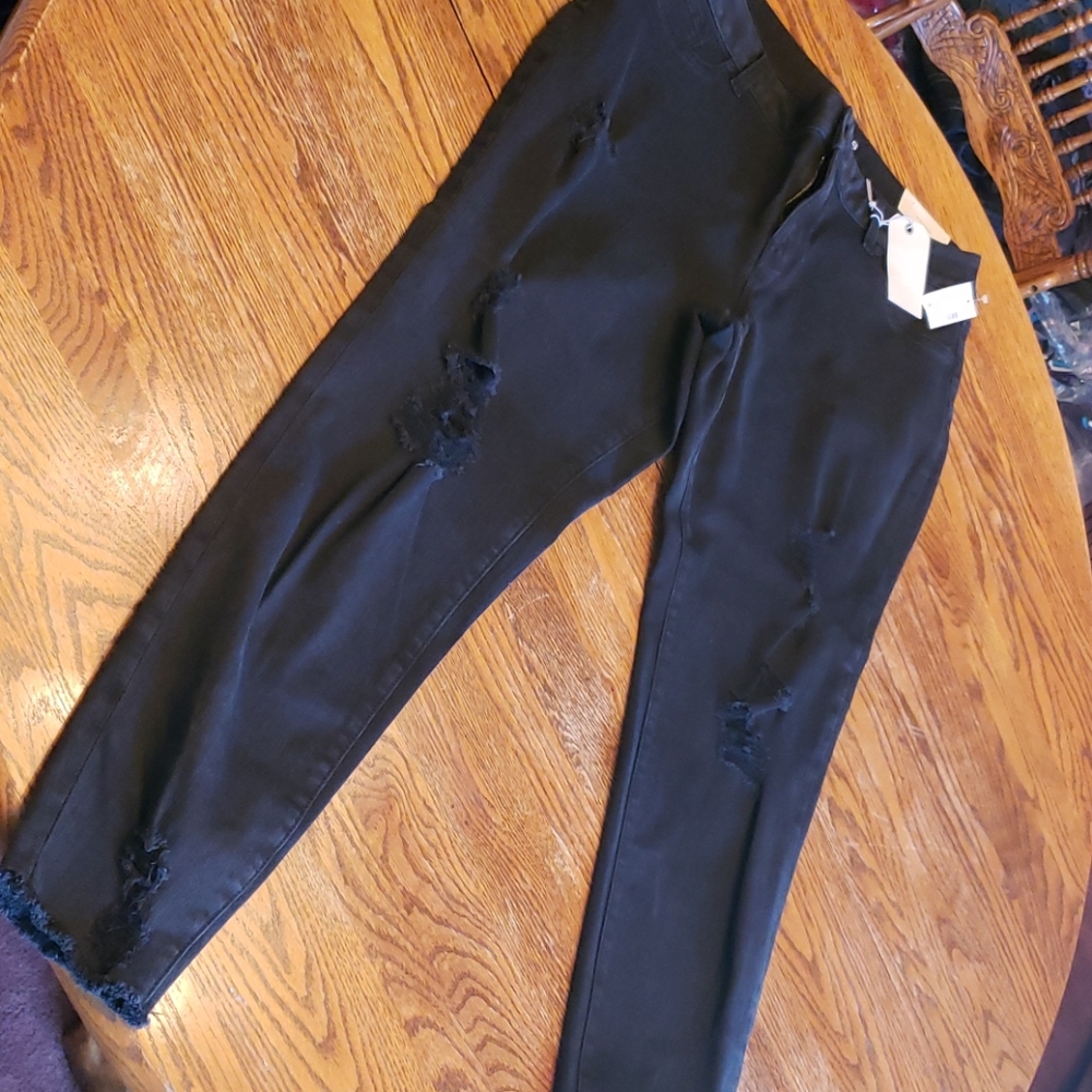 Maurice brand size XL destructed jeggings